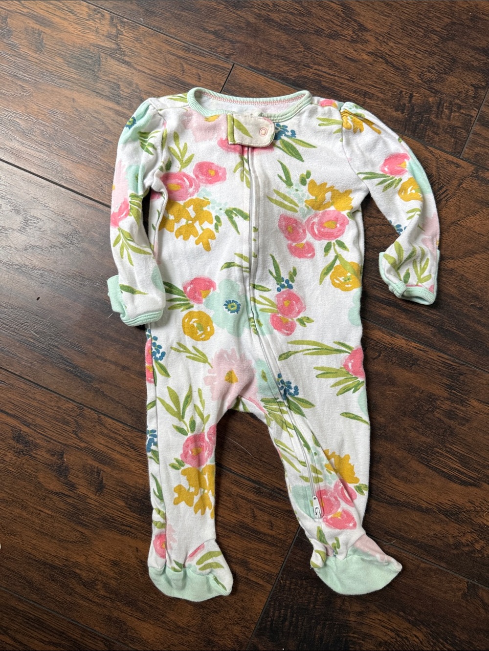 Floral onesie 3-6 months